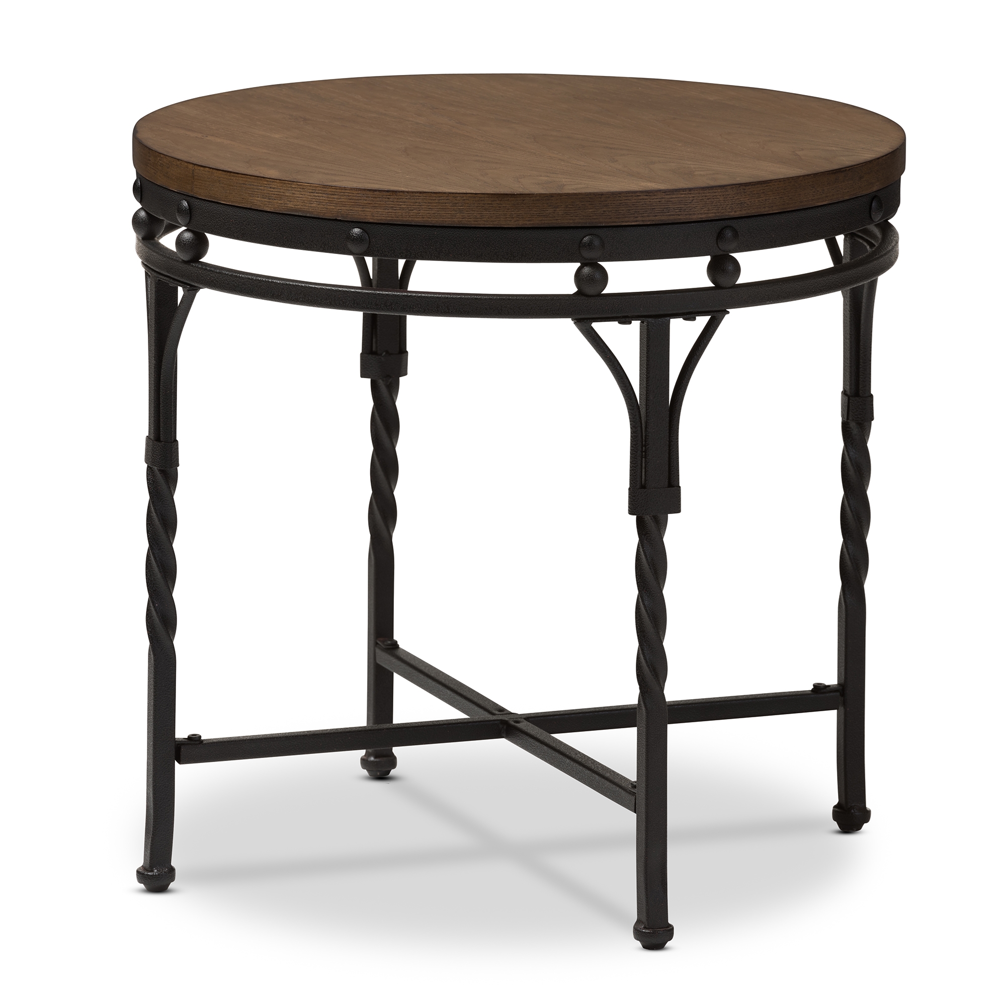 Holden End Table in Antique Bronze 
