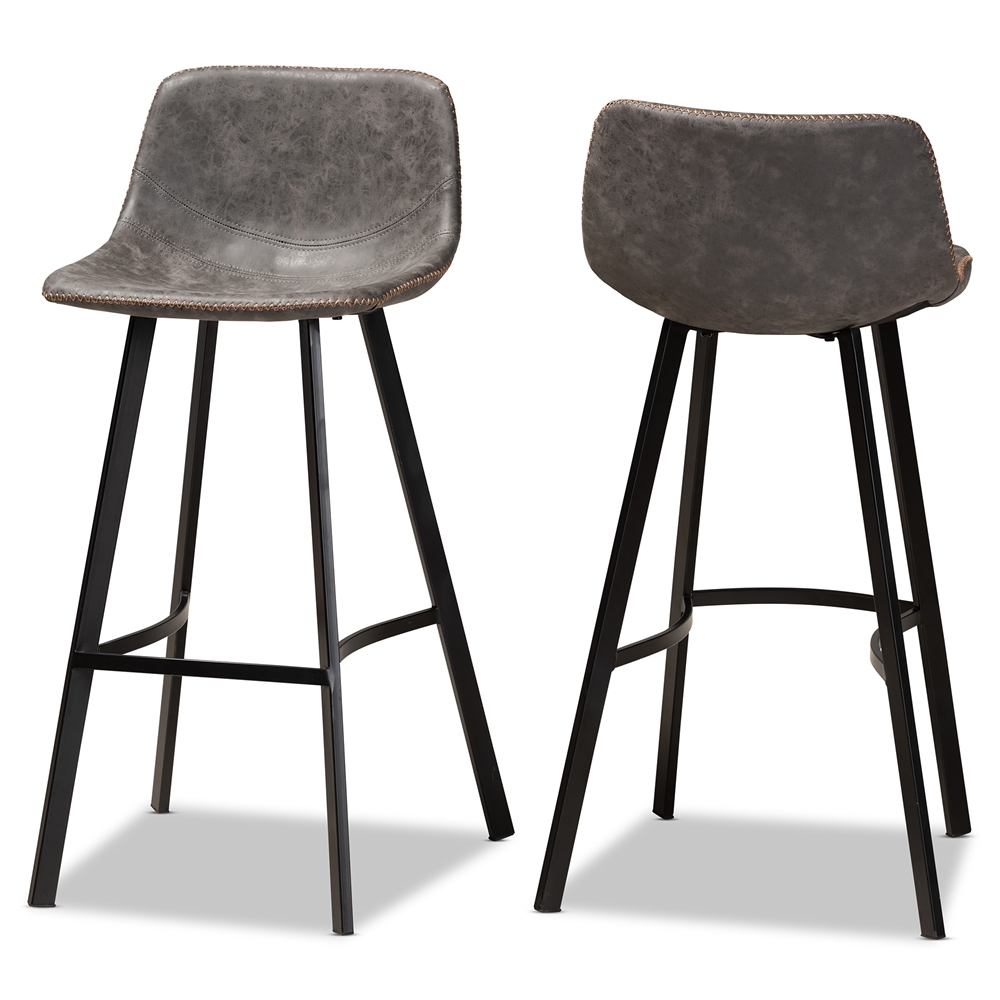 Whole Counter Stools, Metal And Leather Counter Stools