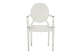 Ghost Chair - Clear Acrylic Stackable Arm Chair