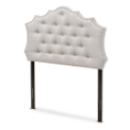 Baxton Studio Aurora Modern and Contemporary Greyish Beige Fabric Twin Size Headboard