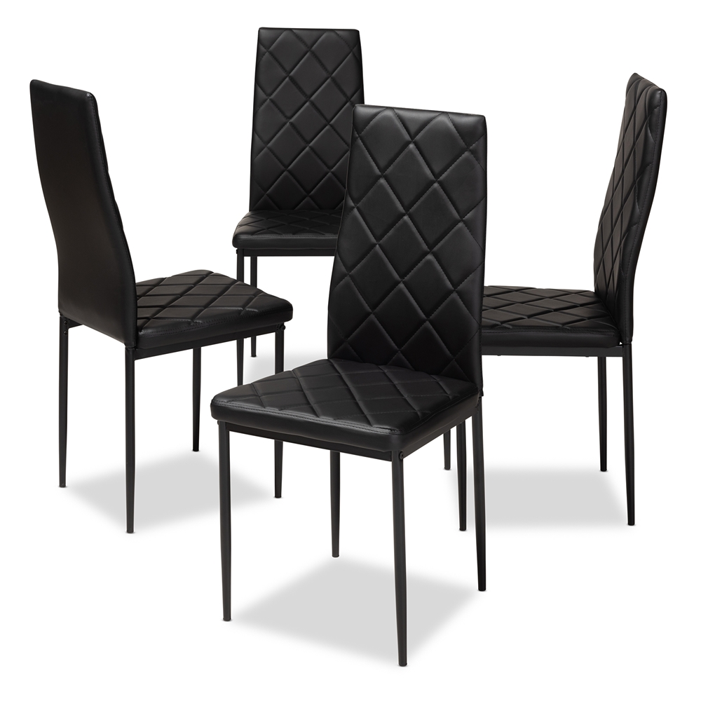 Whole Dining Chairs, Dining Room Chairs Set Of 4 Black