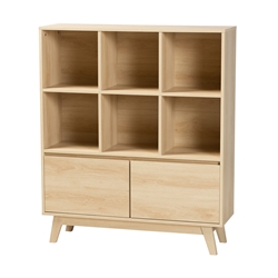 Baxton Studio Valtina Modern Wood 3 Drawer Storage Unit with