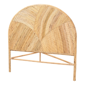 bali & pari Seana Bohemian Honey Rattan King Size Standalone Headboard