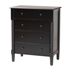green emerald velvet dress Baxton Studio Luminescence 6 Drawer Faux Leather Double Dresser, White