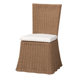 bali & pari Serge Woven Seagrass Dining Chair