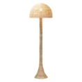 bali & pari Camille Natural Rattan Floor Lamp Baxton Studio restaurant furniture, hotel furniture, commercial furniture, wholesale lighting furniture, wholesale floor lamp, classic floor lamp