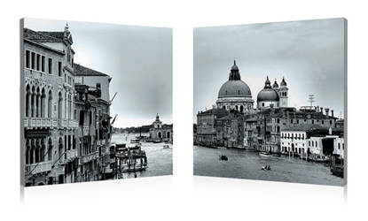 Baxton Studio Timeless Venice Mounted Photography Print Diptych