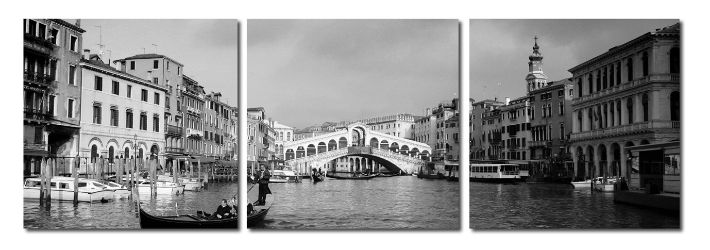 Baxton Studio Rialto Bridge Mounted Photography Print Triptych Baxton Studio Rialto Bridge Mounted Photography Print Triptych, BSVC-2186ABC, Baxton Studio Affordable Modern Design